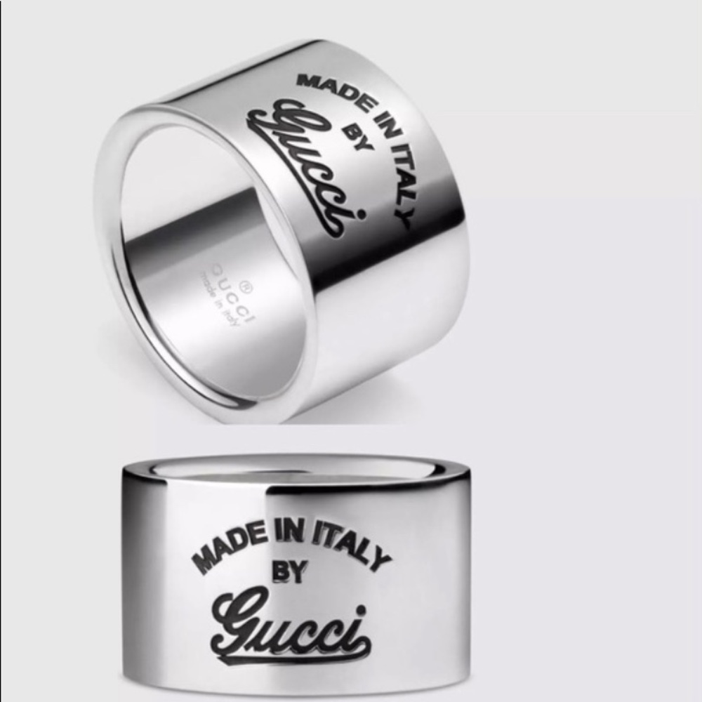 Authentic Gucci Rare Retired Cigar Band Ring